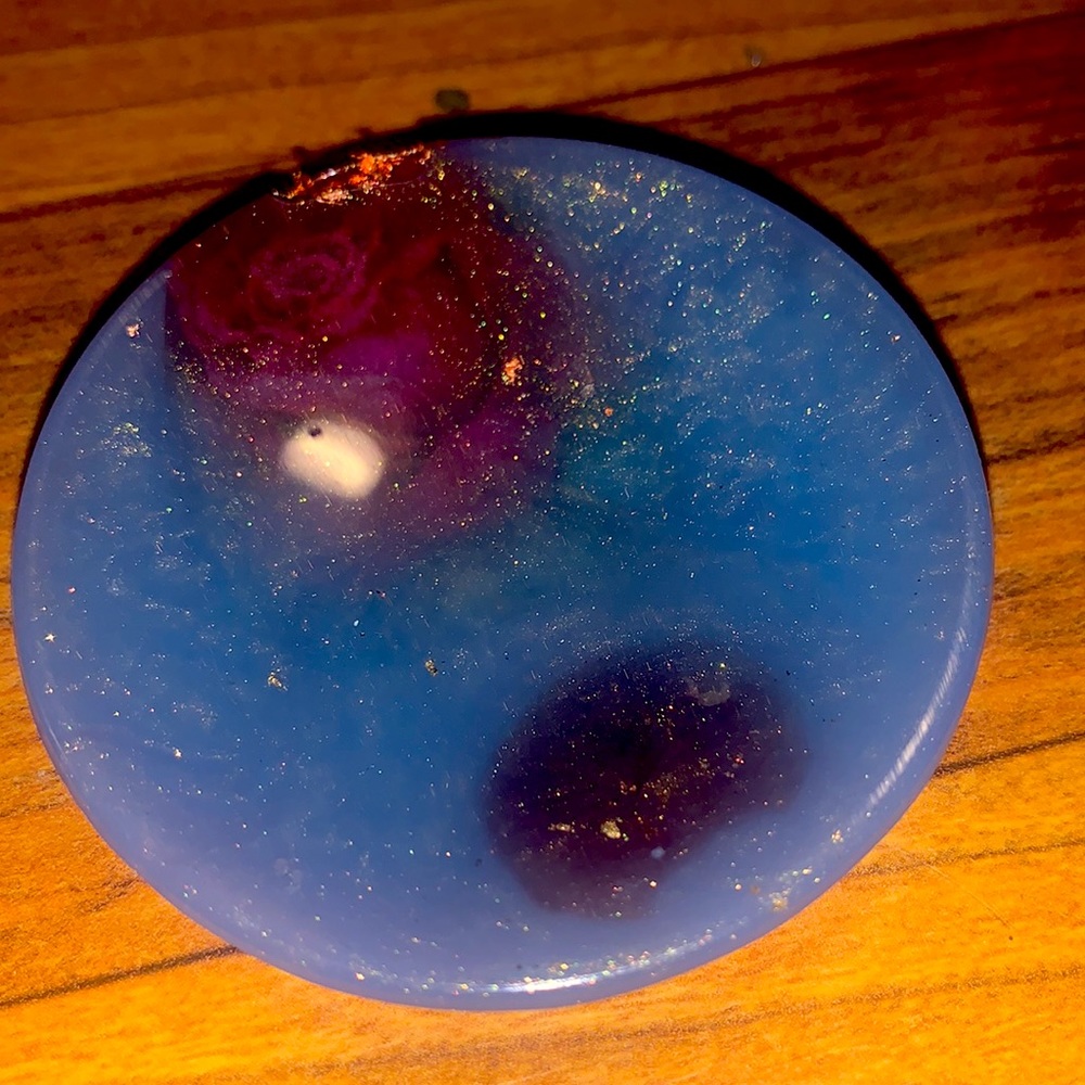 Rose in Blue Ring Bowl Style 2